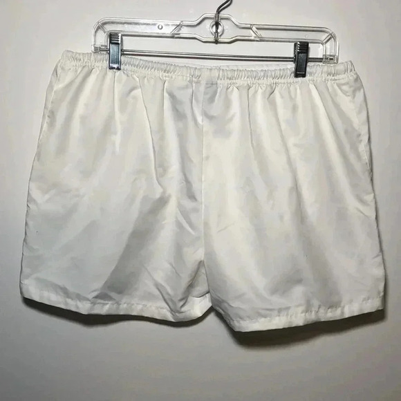 NIKE Vintage Crisp White Court Shorts Size: L - Picture 1 of 8